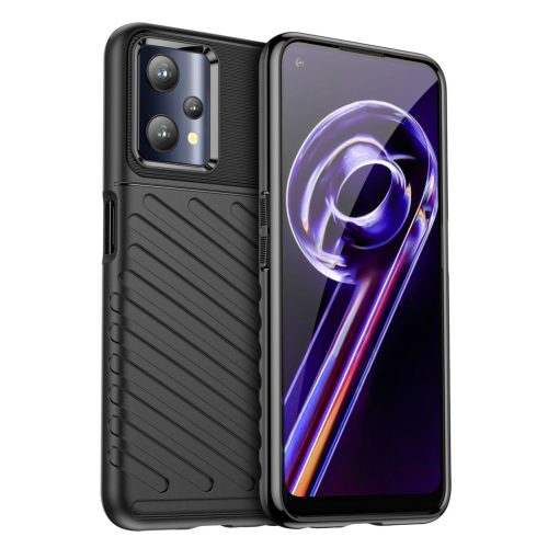 Thunder Szilikon Tok flexible armored cover Realme 9 Pro Fekete