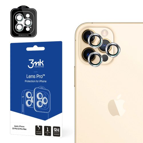 3MK Lens Protection Pro iPhone 12 Pro Max Camera lens protection with mounting frame 1 pc.