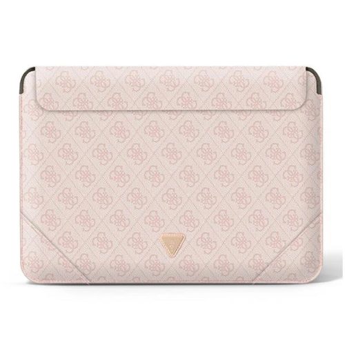 Guess Sleeve GUCS16P4TP 16" pink / pink 4G Uptown Triangle logo