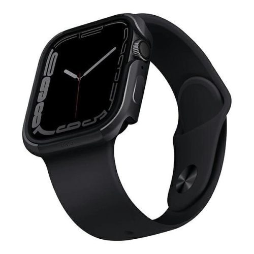 UNIQ etui Valencia Apple Watch Series 4/5/6/7/8/SE 40/41mm. grafitowy/graphite