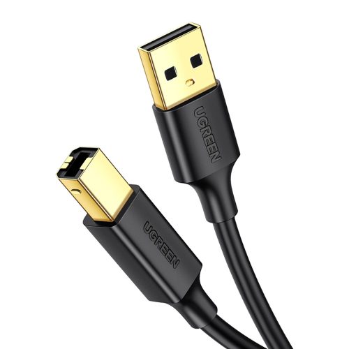 Ugreen USB Type B printer cable (male) - USB 2.0 (male) 480 Mbps 2 m black (US135 20847)