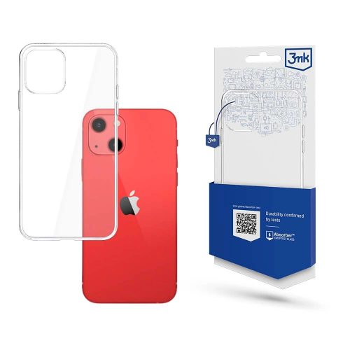 Case for iPhone 13 silicone from the 3mk Clear Case series - transparent