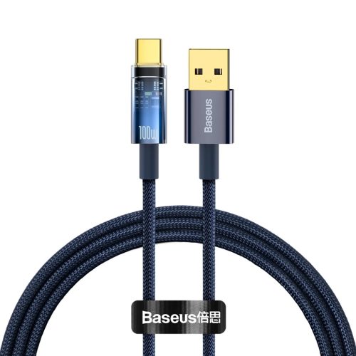 Baseus Explorer Series cable USB cable - USB Type C 100W 1m blue (CATS000203)