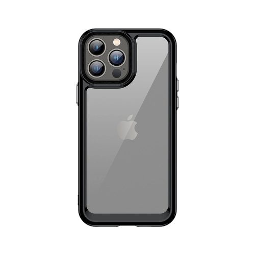 Outer Space Case Case for iPhone 13 Pro Max Hard Cover with Gel Frame Black