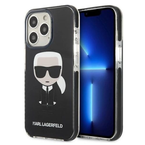 Karl Lagerfeld KLHCP13LTPEIKK iPhone 13 Pro / 13 6,1" hardcase czarny/black Iconik Karl