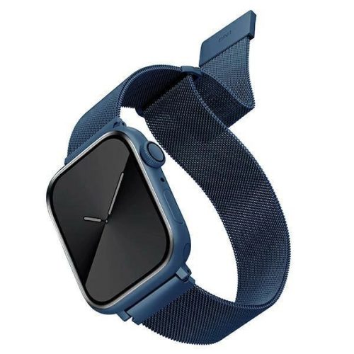 Uniq Case Dante Strap for Apple Watch 1/2/3/4/5/6/7/8/9/SE/SE2 38/40/41mm Stainless Steel blue/cobalt blue