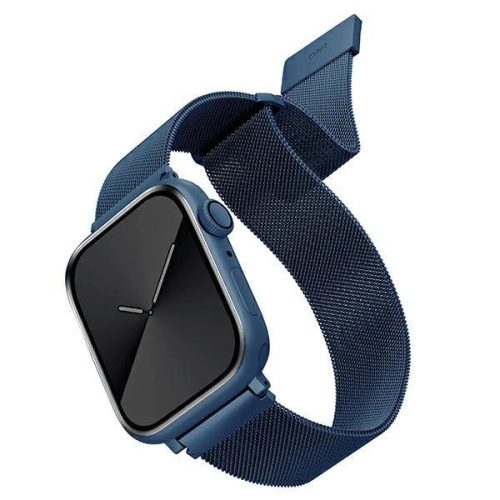 Uniq Case Dante Strap for Apple Watch 1/2/3/4/5/6/7/8/9/SE/SE2 42/44/45mm Stainless Steel blue/cobalt blue