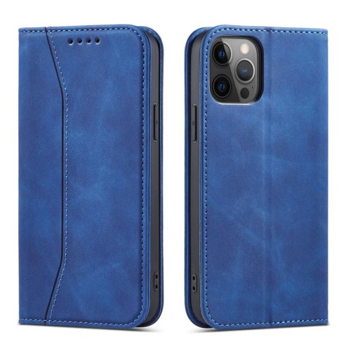 Magnet Fancy Case Case for iPhone 12 Pro Cover Card Wallet Card Stand Blue