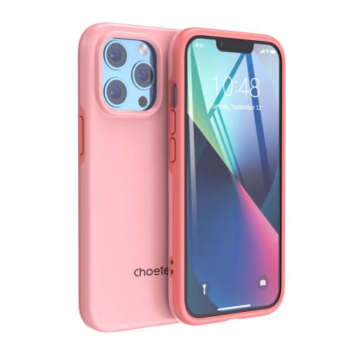 Choetech MFM Anti-drop case Made For MagSafe for iPhone 13 Pro pink (PC0113-MFM-PK)