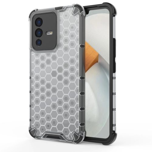 Honeycomb Armored Szilikon Tok Vivo V23 5G Áttetsző