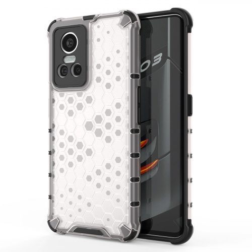 Honeycomb Armored Szilikon Tok Realme GT Neo 3 Áttetsző