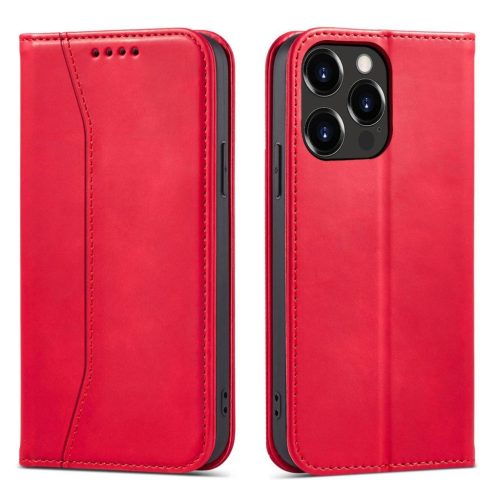 Magnet Fancy Case case for iPhone 14 Pro flip cover wallet stand red