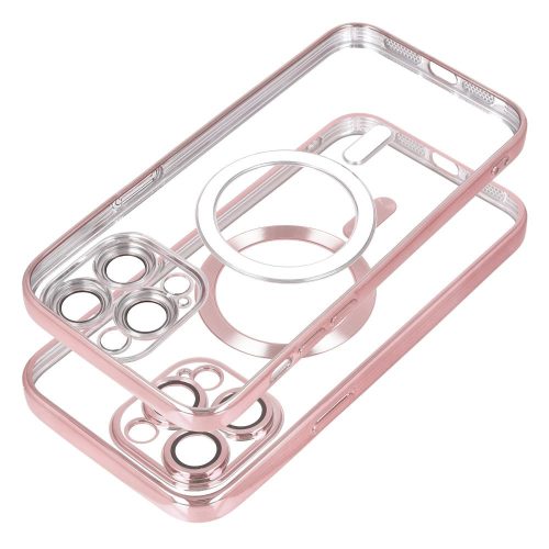 ELECTRO MAG COVER case compatible with MagSafe for IPHONE 16 Plus rose