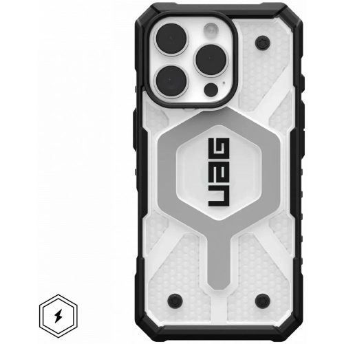 Case (UAG) Urban Armor Gear Pathfinder Clear compatible with MagSafe for IPHONE 16 Pro ash