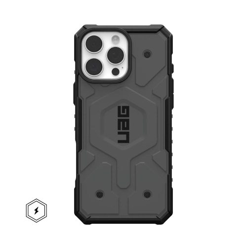 Case (UAG) Urban Armor Gear Pathfinder compatible with MagSafe for IPHONE 16 Pro Max silver