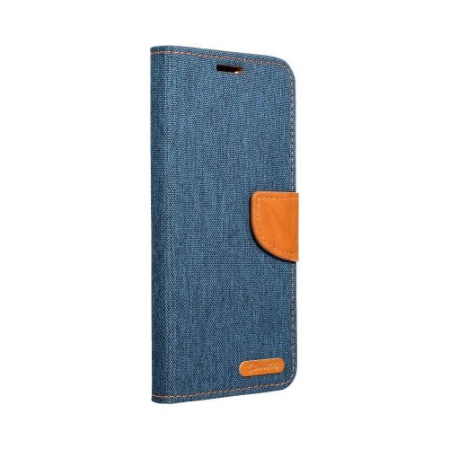 CANVAS Book case for SAMSUNG A51 navy blue