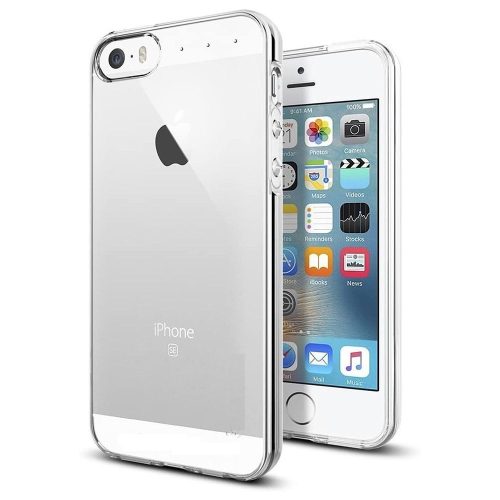 BACK CASE ULTRA SLIM 0,3 mm for IPHONE 5 / 5S / 5SE transparent