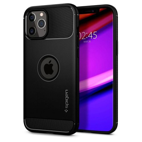 SPIGEN case RUGGED ARMOR for IPHONE 12 / 12 Pro matte black