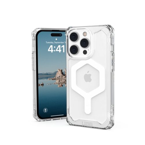 ( UAG ) Urban Armor Gear Plyo case for IPHONE 14 PRO compatible with MagSafe transparent