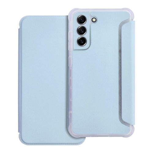 PIANO Book case for SAMSUNG S21 FE light blue