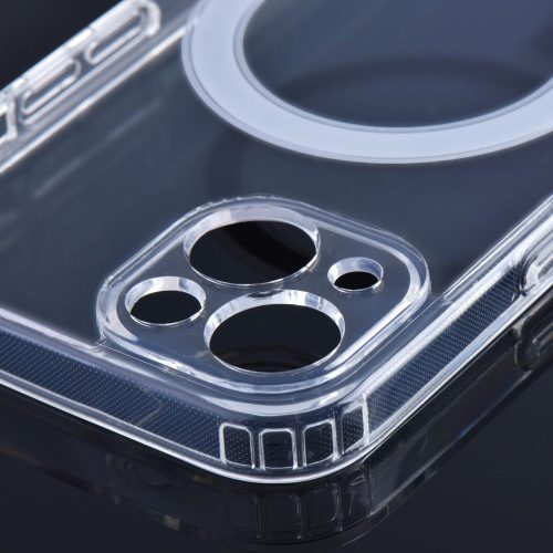 CLEAR MAG COVER case with camera protection compatible with MagSafe for IPHONE 14 Pro Max transparent