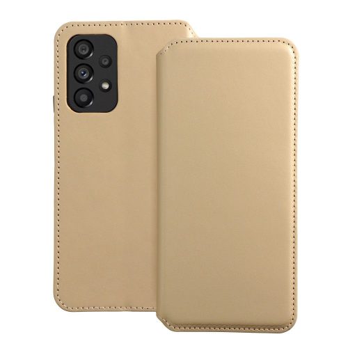 DUAL POCKET Book case for SAMSUNG A53 5G gold