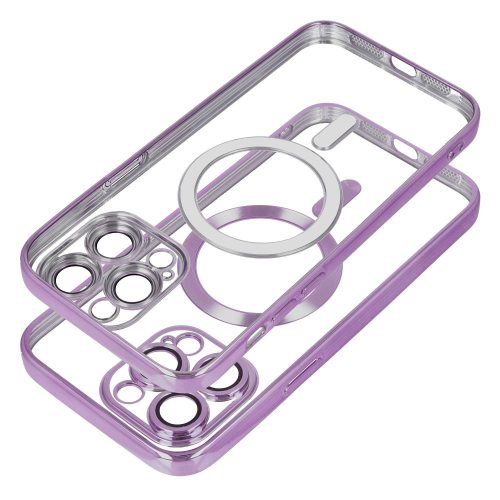 ELECTRO MAG COVER case compatible with MagSafe for IPHONE 13 Pro Max deep purple