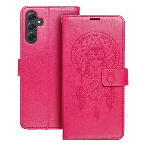 MEZZO Book case for SAMSUNG A14 4G / A14 5G dreamcatcher magenta