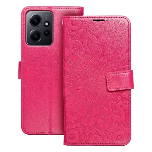 MEZZO Book case for XIAOMI Redmi Note 12 4G mandala magenta