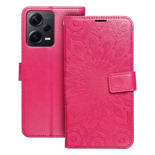 MEZZO Book case for XIAOMI Redmi Note 12 5G mandala magenta