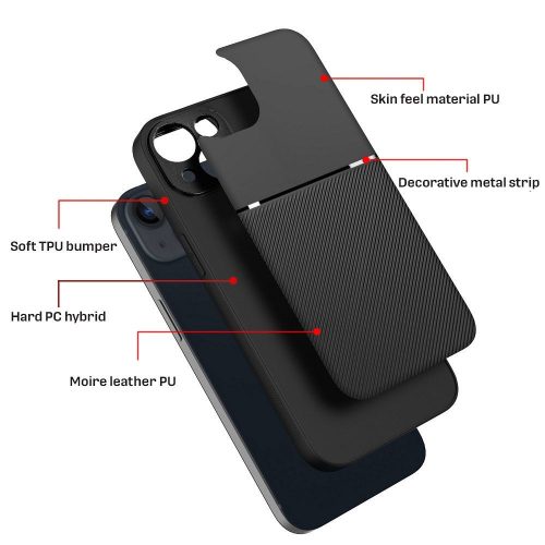 NOBLE case for IPHONE 15 black