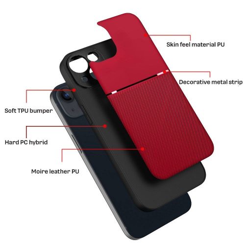 NOBLE case for IPHONE 15 Pro red