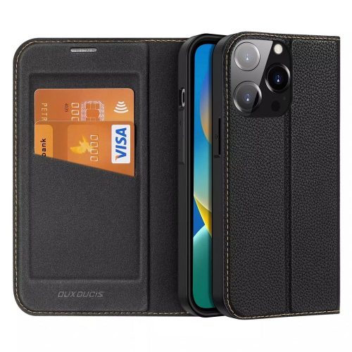 DUX DUCIS wallet case SKIN X2 for IPHONE 14 Pro black