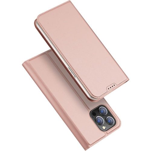 DUX DUCIS wallet case SKIN PRO for IPHONE 15 rose