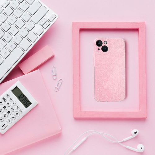 CLEAR CASE 2 mm BLINK for IPHONE 15 Pro pink