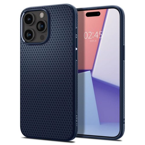 SPIGEN case LIQUID AIR for IPHONE 15 Pro Max navy blue