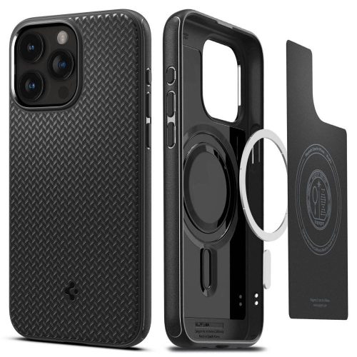 SPIGEN case MAG ARMOR compatible with MagSafe for IPHONE 15 Pro Max matte black