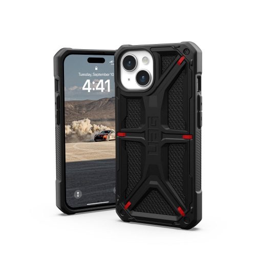 (UAG) Urban Armor Gear Monarch for IPHONE 15 kevlar black