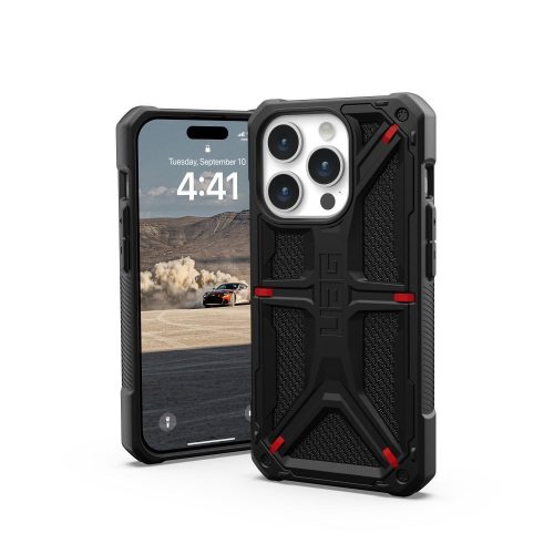 (UAG) Urban Armor Gear Monarch for IPHONE 15 PRO kevlar black