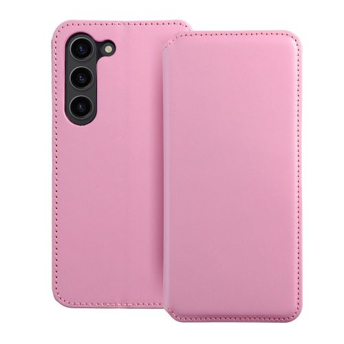 DUAL POCKET Book case for SAMSUNG S24 Plus light pink