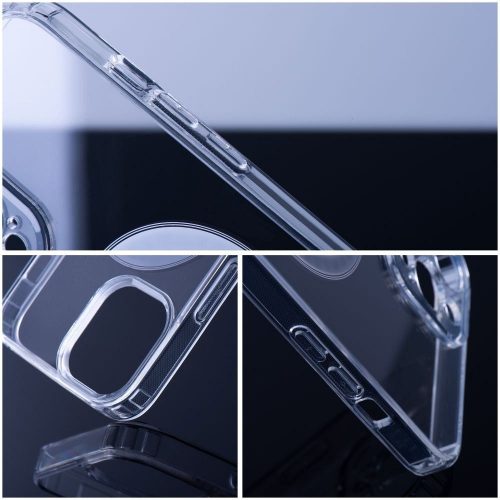 CLEAR MAG COVER case compatible with MagSafe for SAMSUNG S24 Ultra transparent