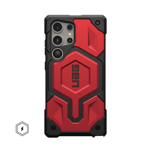 ( UAG ) Urban Armor Gear Monarch Pro case for SAMSUNG S24 ULTRA 5G with magnet crimson