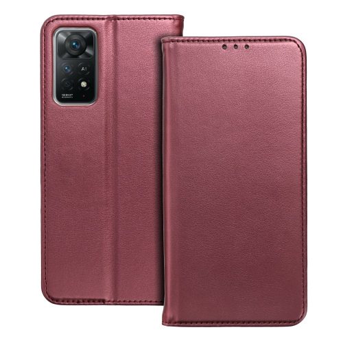 SMART MAGNETO Book case for XIAOMI Redmi Note 13 4G burgundy