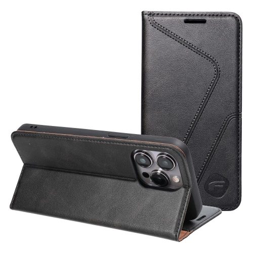 FORCELL F-PROTECT RFID Blocker book case for XIAOMI Redmi Note 13 Pro 5G black