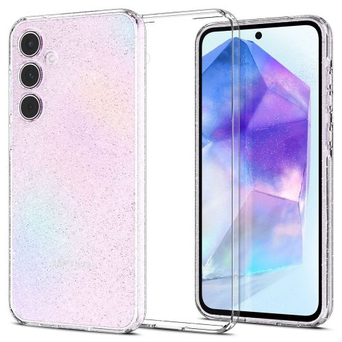 SPIGEN case LIQUID GLITTER CRYSTAL for SAMSUNG A55 5G transparent