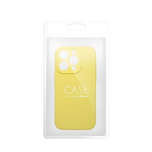 Case SILICONE 2mm for IPHONE 14 Pro lemon