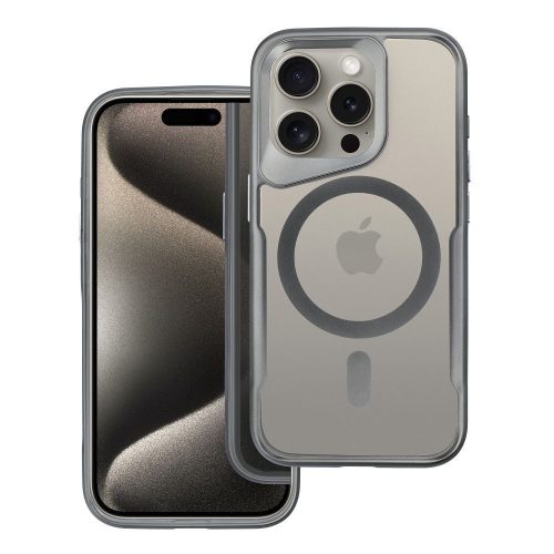 ERGOFIT NEWZONE case compatible with MagSafe for IPHONE 15 PLUS grey