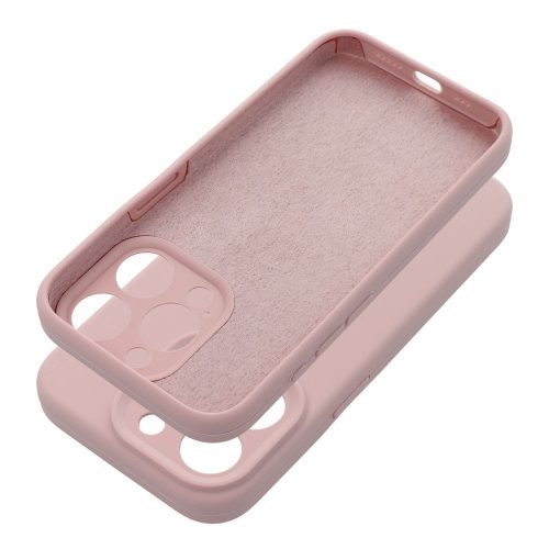 Case SILICONE 2mm for IPHONE 16 Pro sand pink