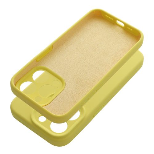 Case SILICONE 2mm for IPHONE 16 Pro lemon