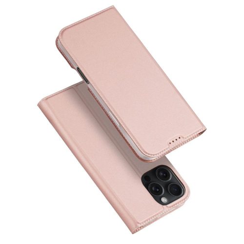 DUX DUCIS wallet case SKIN PRO for IPHONE 16 Pro rose